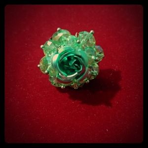 Vintage rose ring